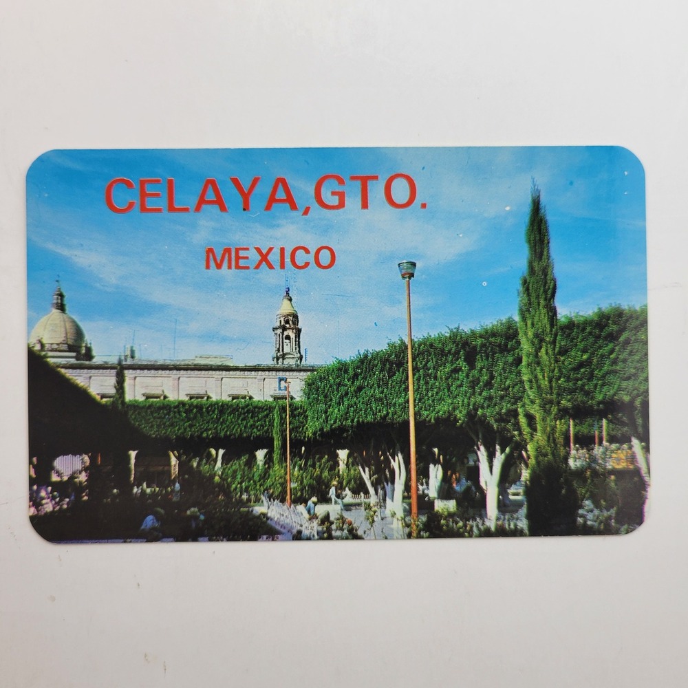 Celaya Gto Mexico Vintage Postcard Details Main Square‎ Travel Souvenir